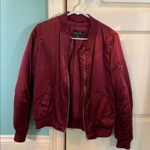 burgundy bomber